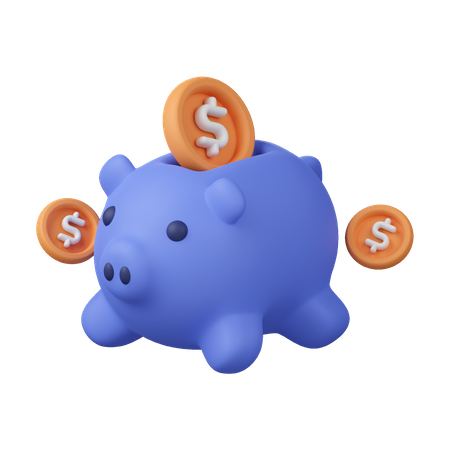 Piggy Bank  3D Icon