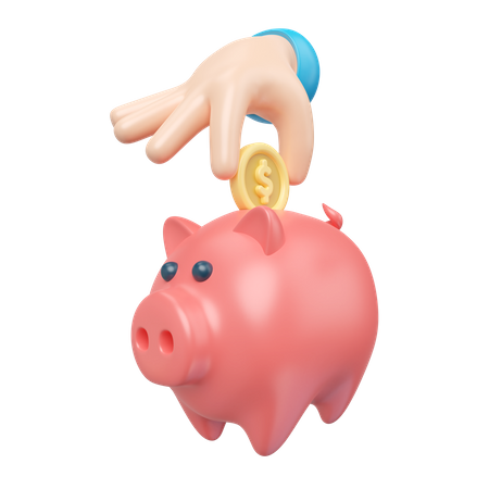 Piggy Bank  3D Icon