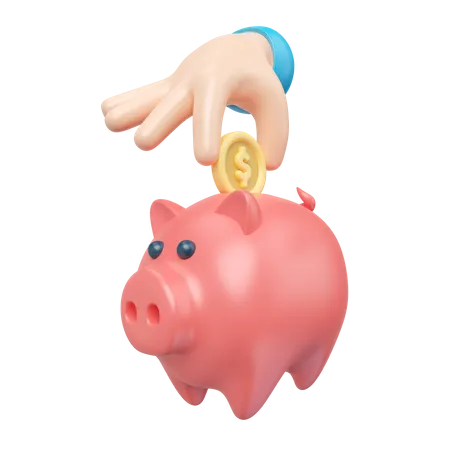 Piggy Bank  3D Icon