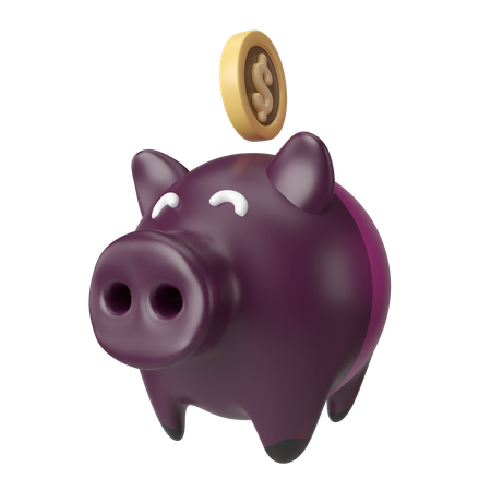 Piggy Bank  3D Icon