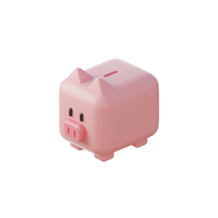 Piggy Bank  3D Icon