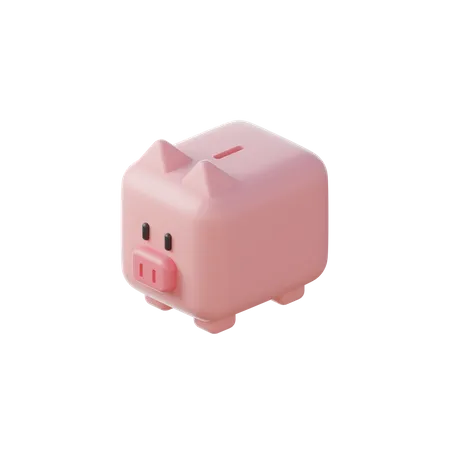 Piggy Bank  3D Icon