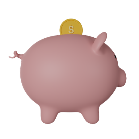 Piggy Bank  3D Icon