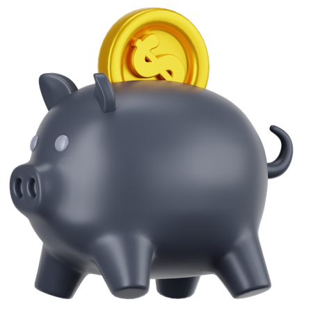 Piggy Bank  3D Icon