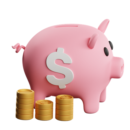 Piggy Bank  3D Icon