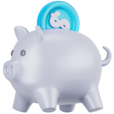 Piggy Bank  3D Icon