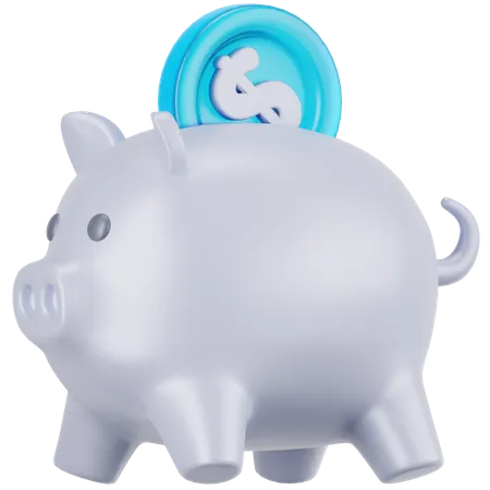 Piggy Bank  3D Icon