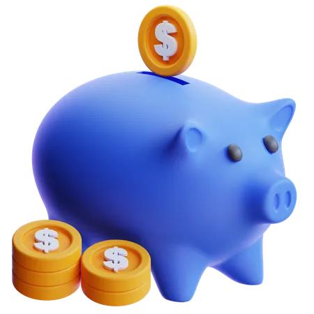 Piggy Bank  3D Icon