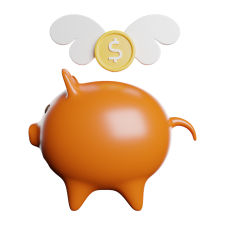 Piggy Bank  3D Icon