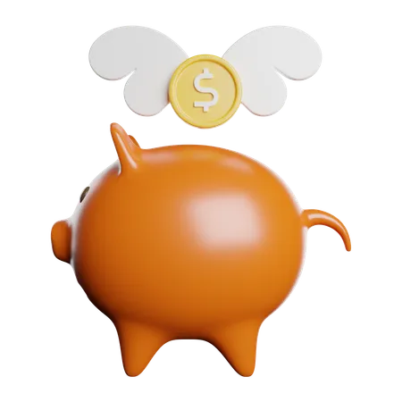 Piggy Bank  3D Icon