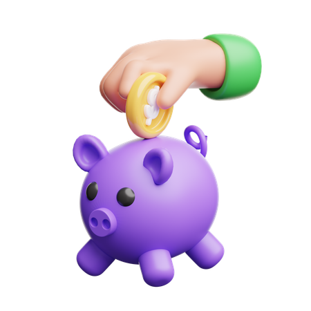 Piggy Bank  3D Icon