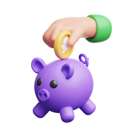 Piggy Bank  3D Icon
