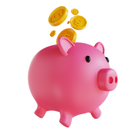 Piggy Bank  3D Icon