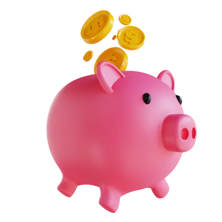 Piggy Bank  3D Icon