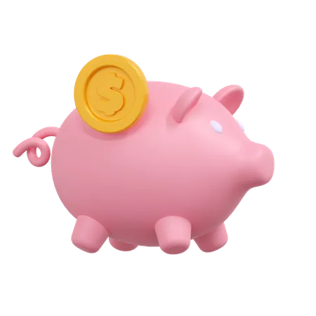 Piggy Bank  3D Icon