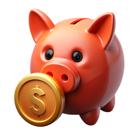 Piggy bank  3D Icon