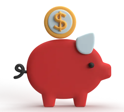 Piggy Bank  3D Icon