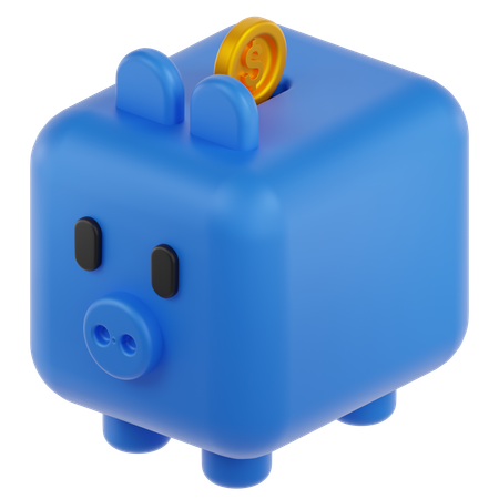 Piggy Bank  3D Icon