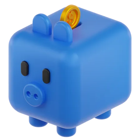 Piggy Bank  3D Icon