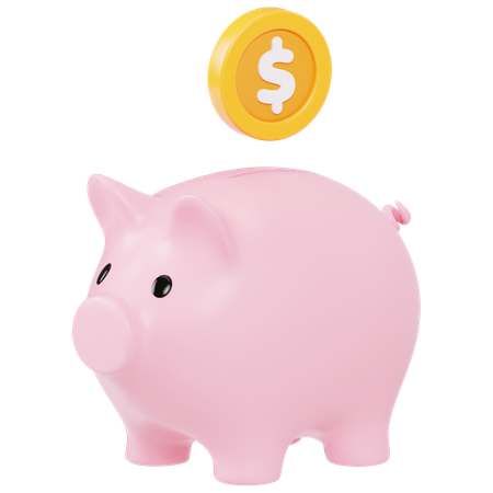 Piggy Bank  3D Icon