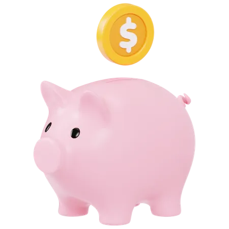 Piggy Bank  3D Icon