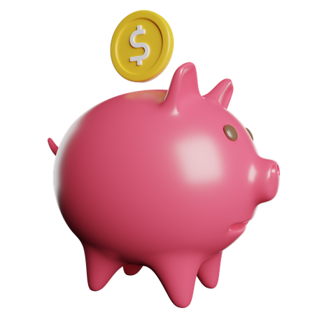 Piggy Bank  3D Icon