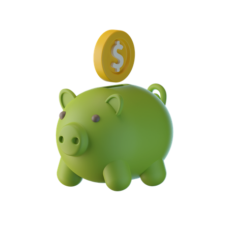 Piggy Bank  3D Icon