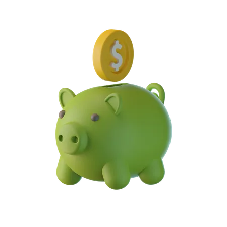 Piggy Bank  3D Icon