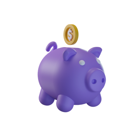 Piggy Bank  3D Icon