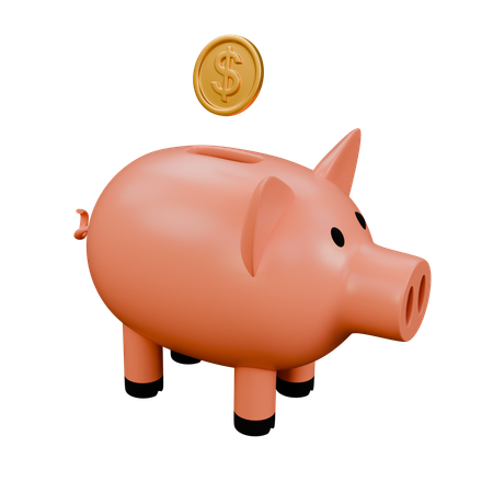 Piggy Bank  3D Icon