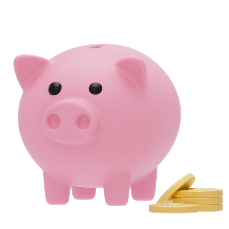 Piggy Bank  3D Icon