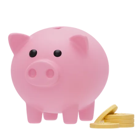 Piggy Bank  3D Icon