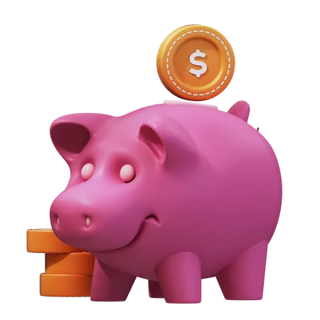 PIGGY BANK  3D Icon