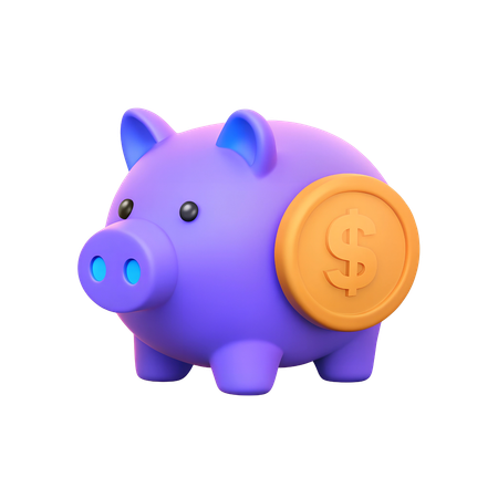 Piggy Bank  3D Icon