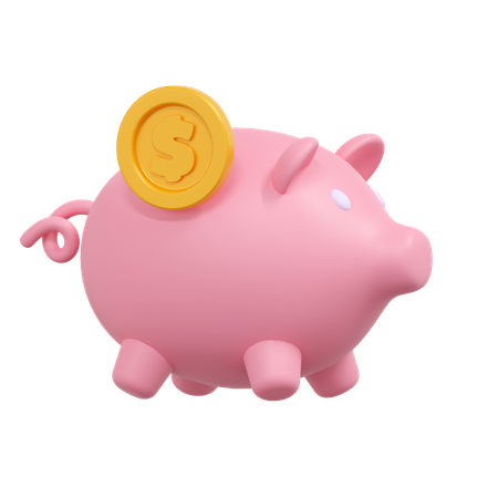 Piggy Bank  3D Icon