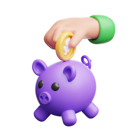 Piggy Bank  3D Icon