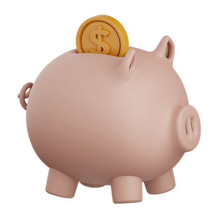 Piggy Bank  3D Icon