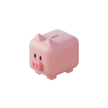 Piggy Bank  3D Icon