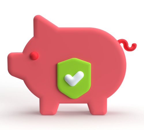 Piggy Bank  3D Icon