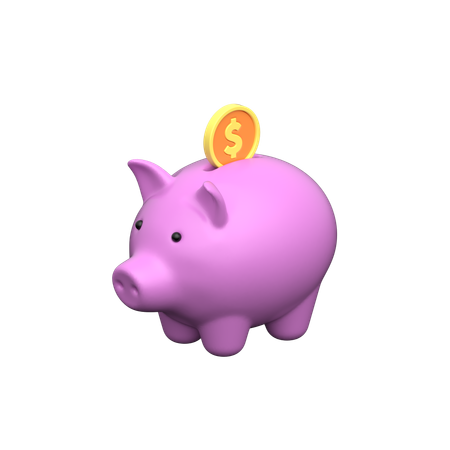Piggy Bank  3D Icon