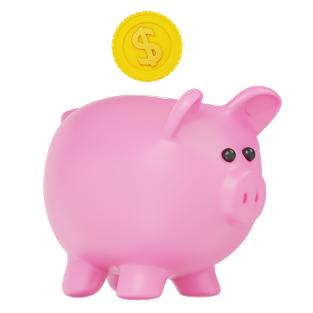 Piggy bank  3D Icon