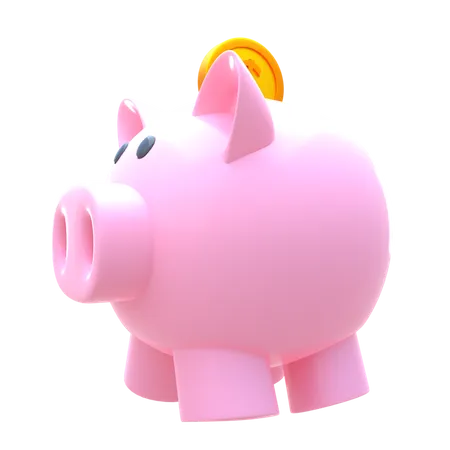 Piggy Bank  3D Illustration