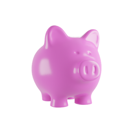 Piggy Bank  3D Illustration