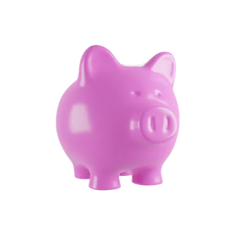 Piggy Bank  3D Illustration