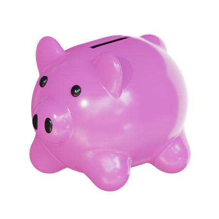 Piggy Bank  3D Illustration