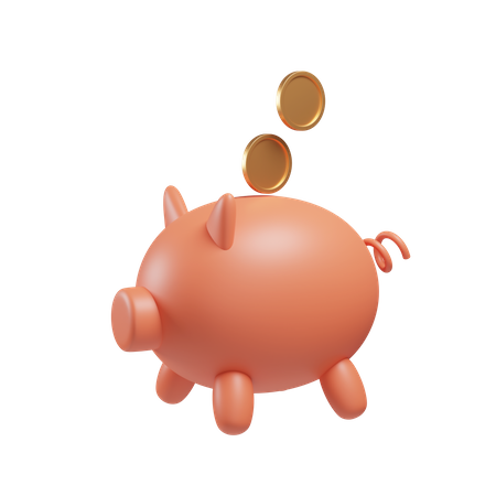 Piggy Bank  3D Illustration