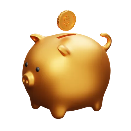 Piggy Bank  3D Illustration