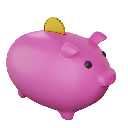 Piggy Bank  3D Illustration