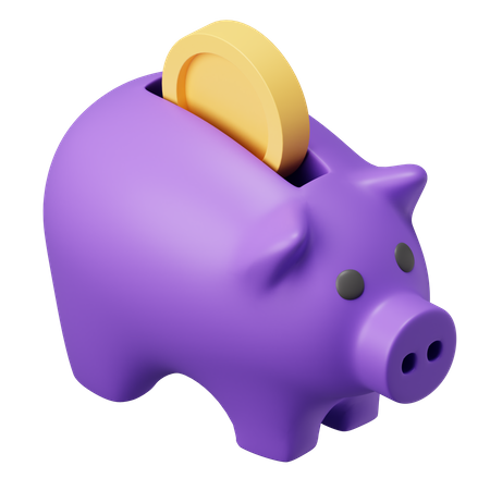 Piggy Bank  3D Illustration