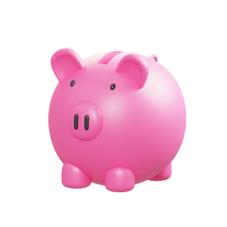 Piggy Bank  3D Illustration